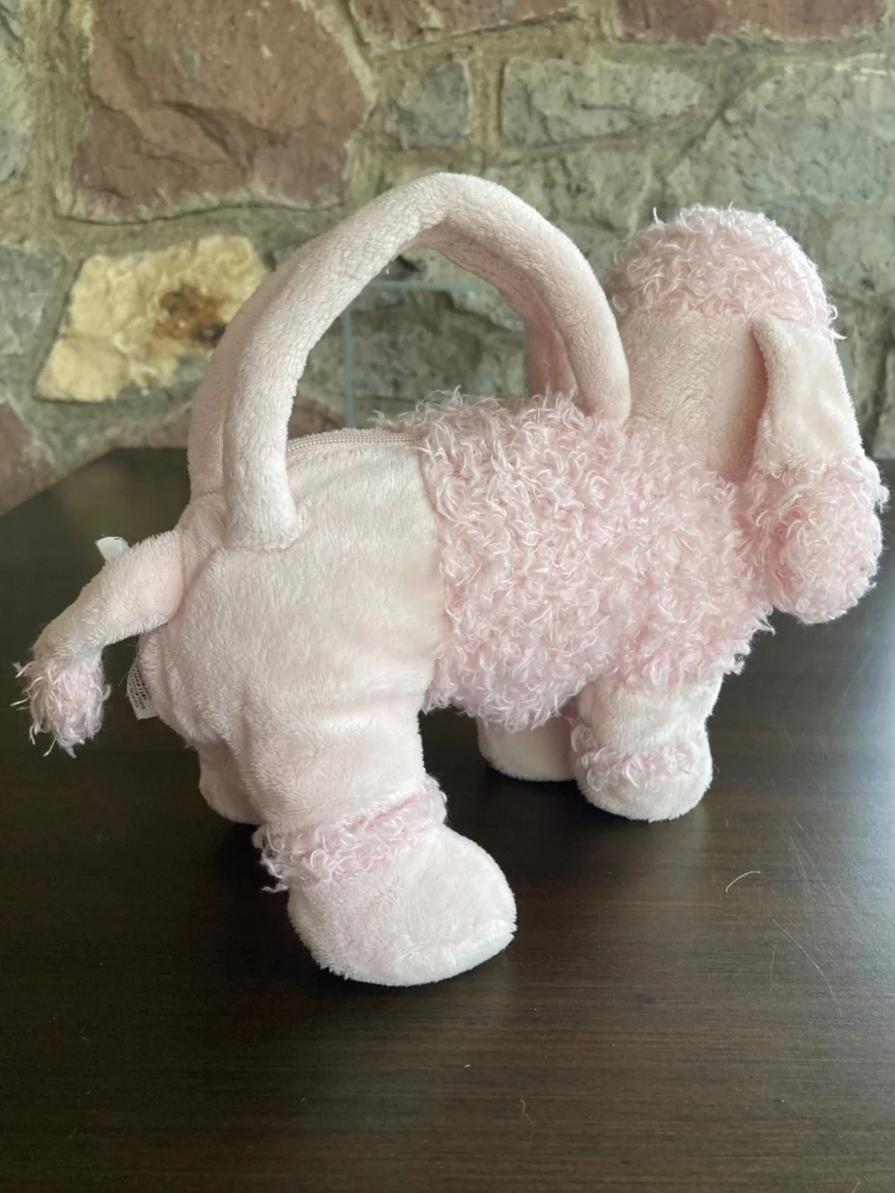 🐩 GANZ Plush Poodle Purse Pink